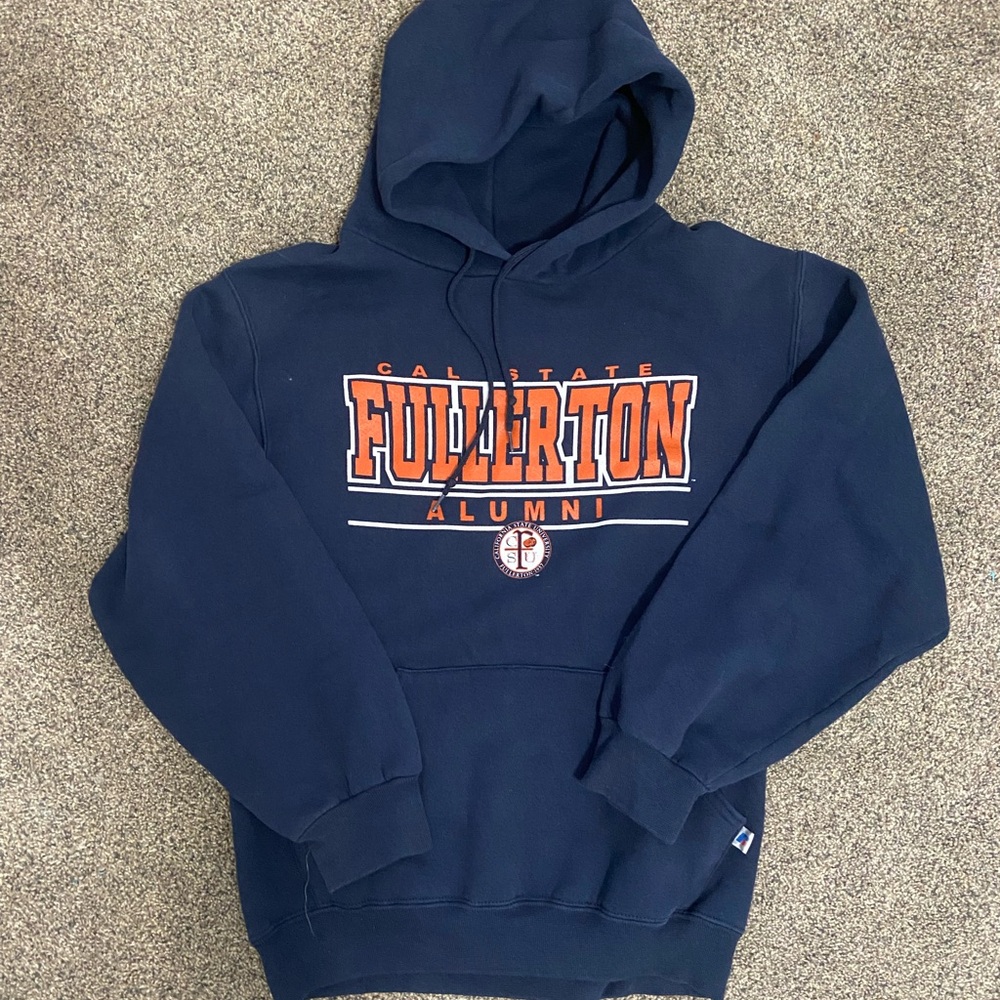 Russell Athletic Navy Blue Cal State Fullerton Alumni Sweater